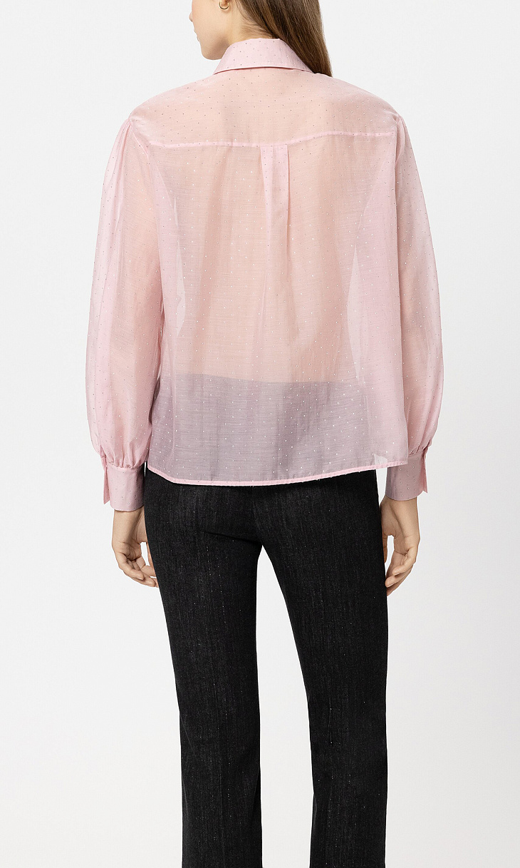 LUISA CERANO: Блуза со стразами