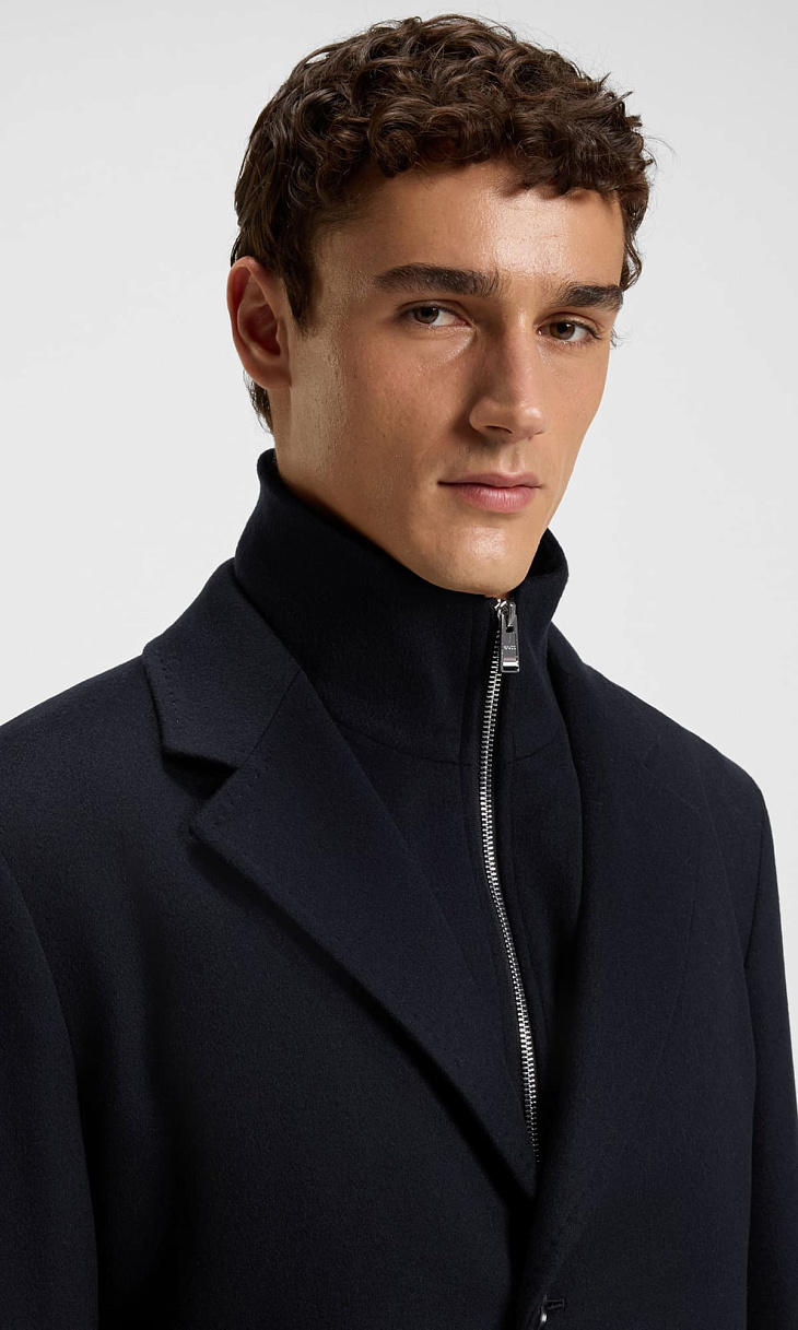 HUGO BOSS: Пальто из шерсти