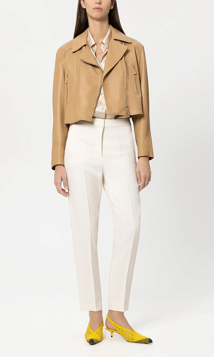 LUISA CERANO: Кожаная куртка