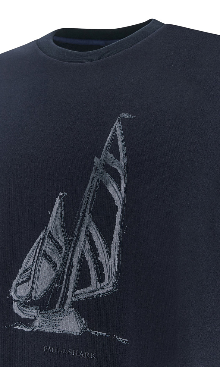 Paul Shark: Футболка с вышивкой