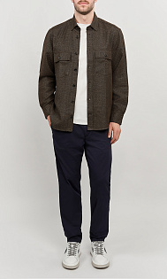 Рубашка из шерсти и льна