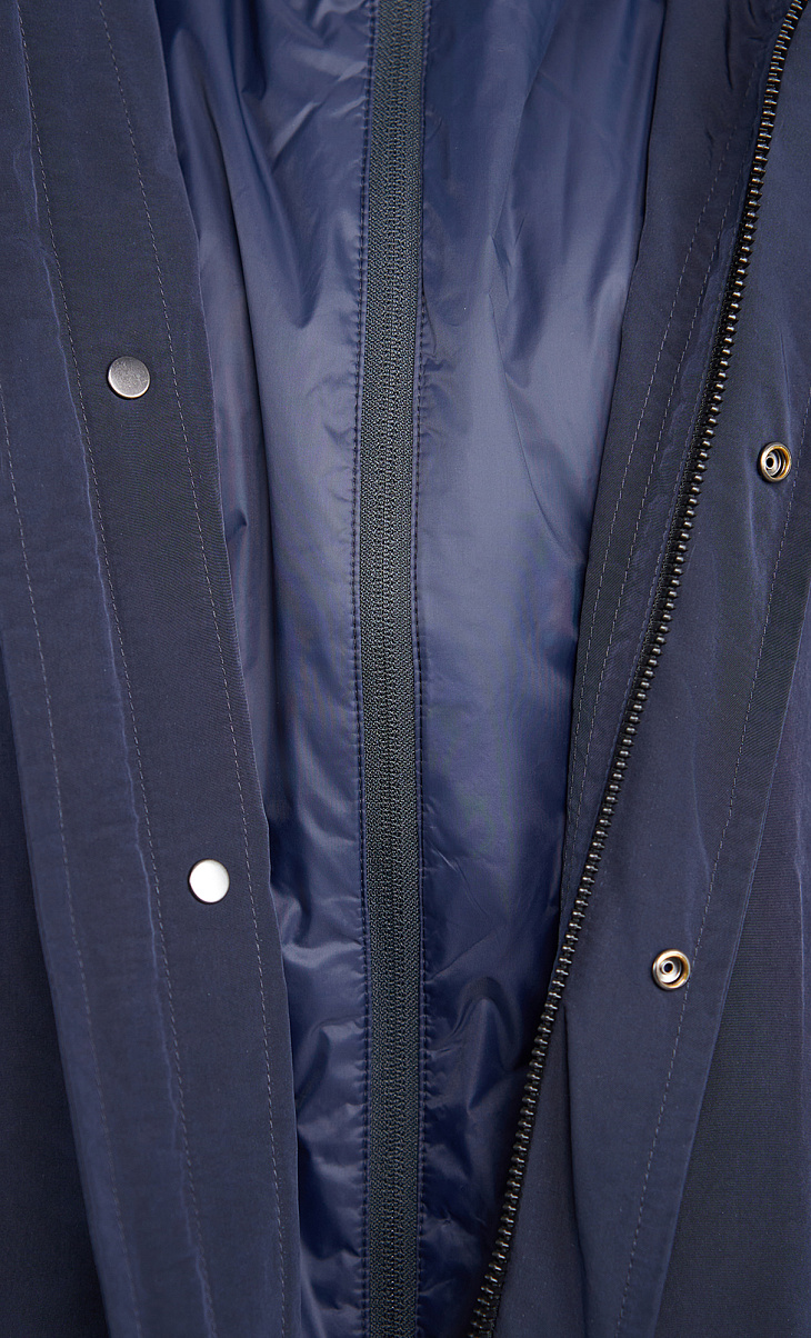 HUGO BOSS: Плащ с капюшоном