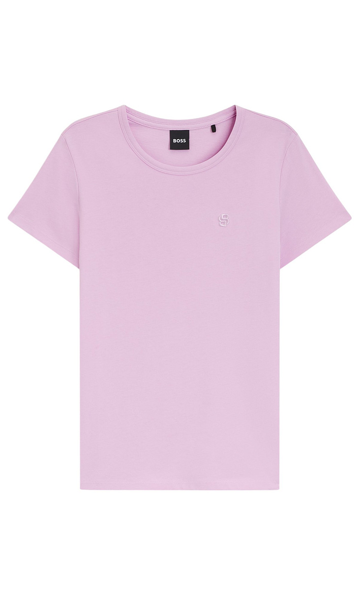 HUGO BOSS: Футболка с вышивкой