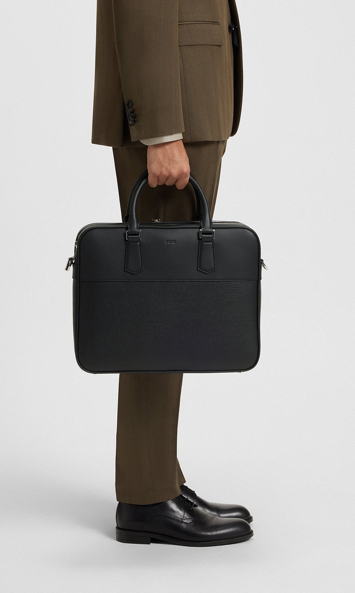 HUGO BOSS: Сумка из кожи