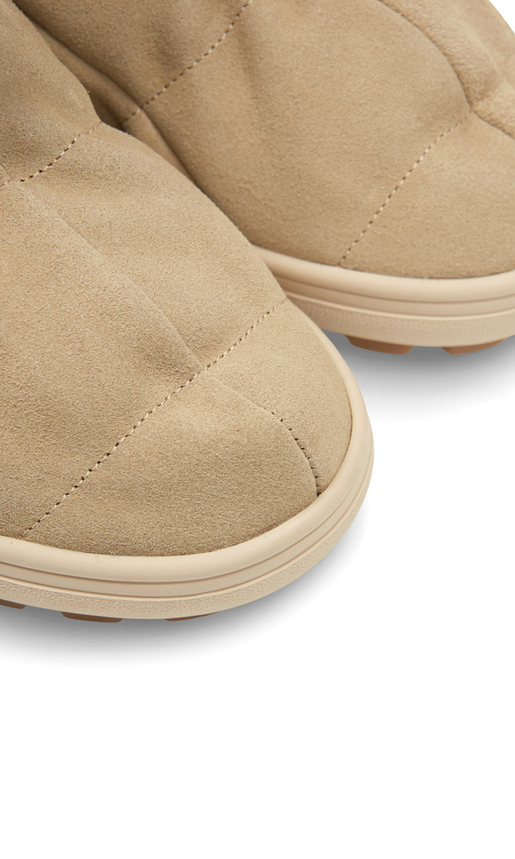 BOGNER: Полусапоги из замши и меха