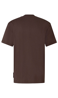 Футболка с тканым логотипом