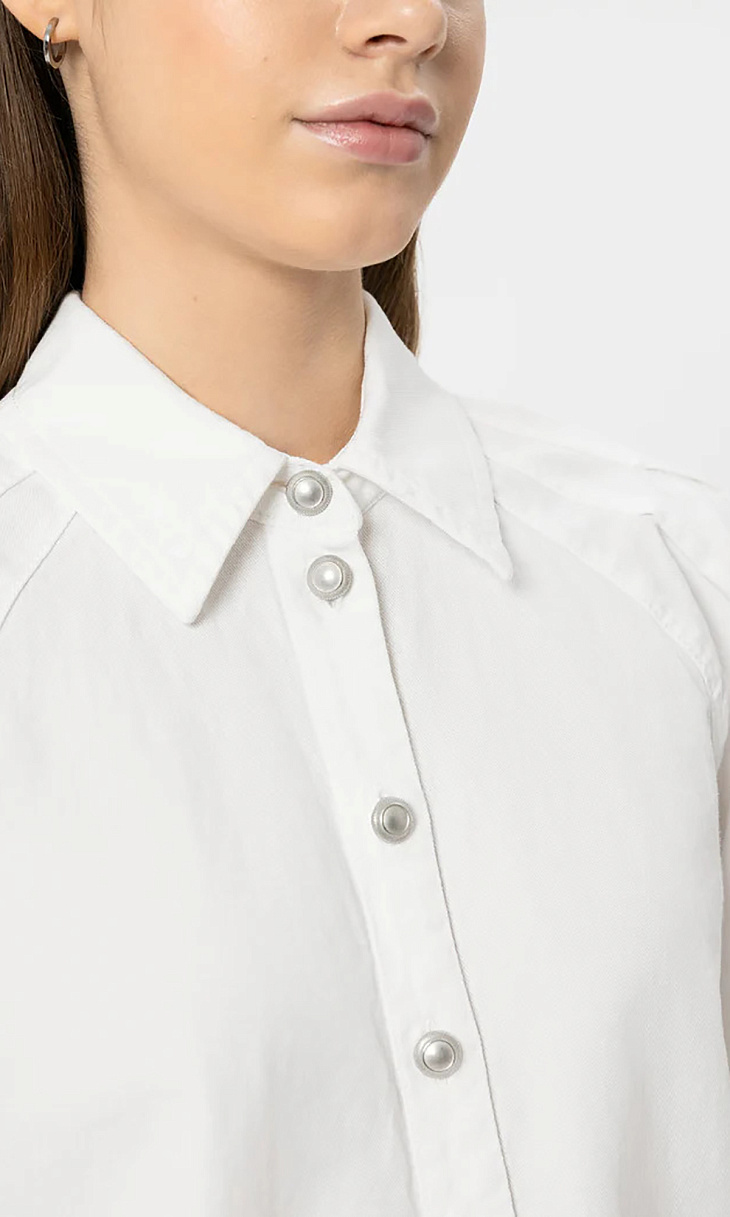 LUISA CERANO: Блуза из хлопка и льна