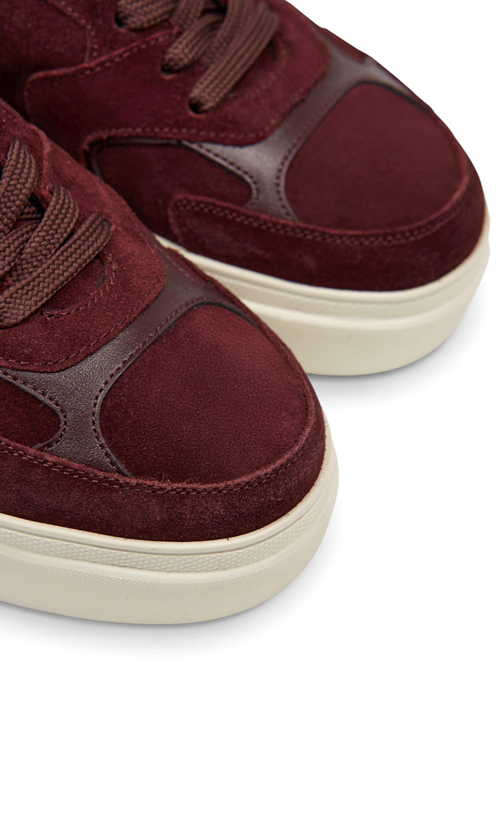 BOGNER: Кеды из замши и меха