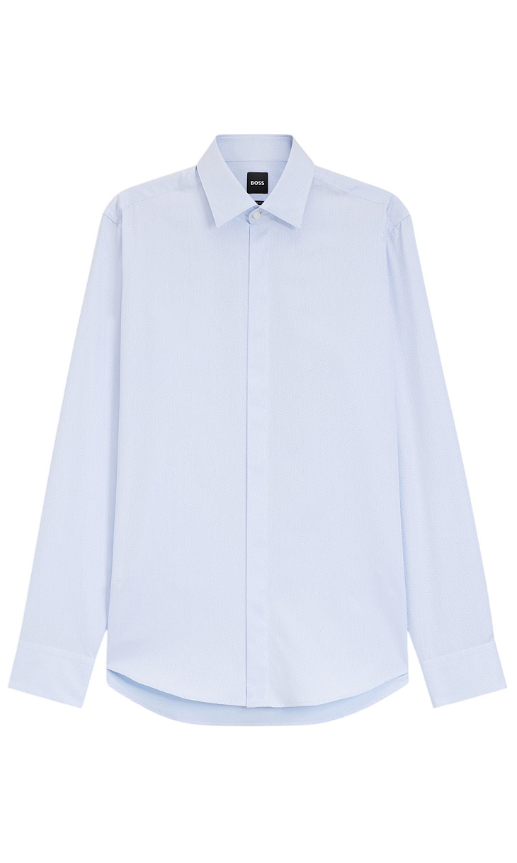 HUGO BOSS: Рубашка из хлопка