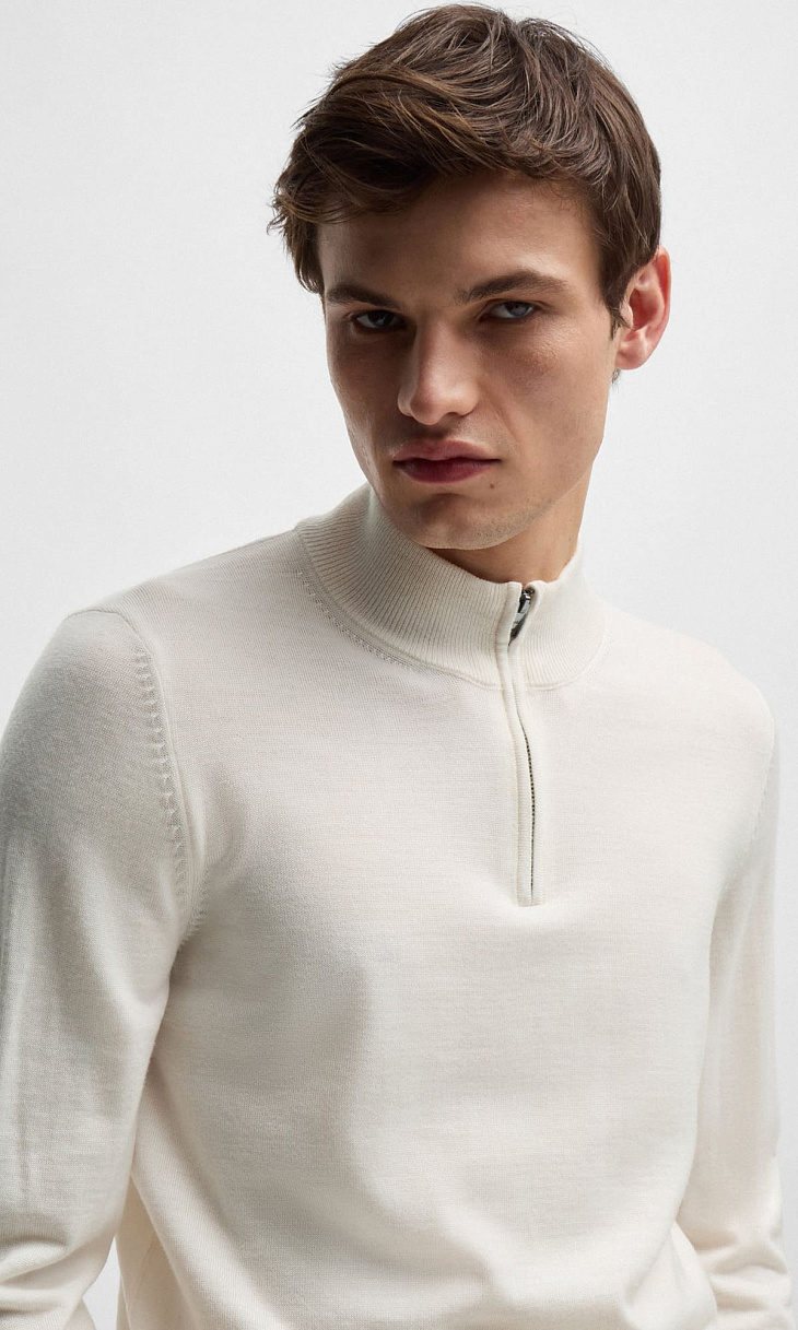HUGO BOSS: Джемпер с молнией