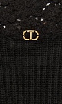 TWINSET: Пуловер с вышивкой