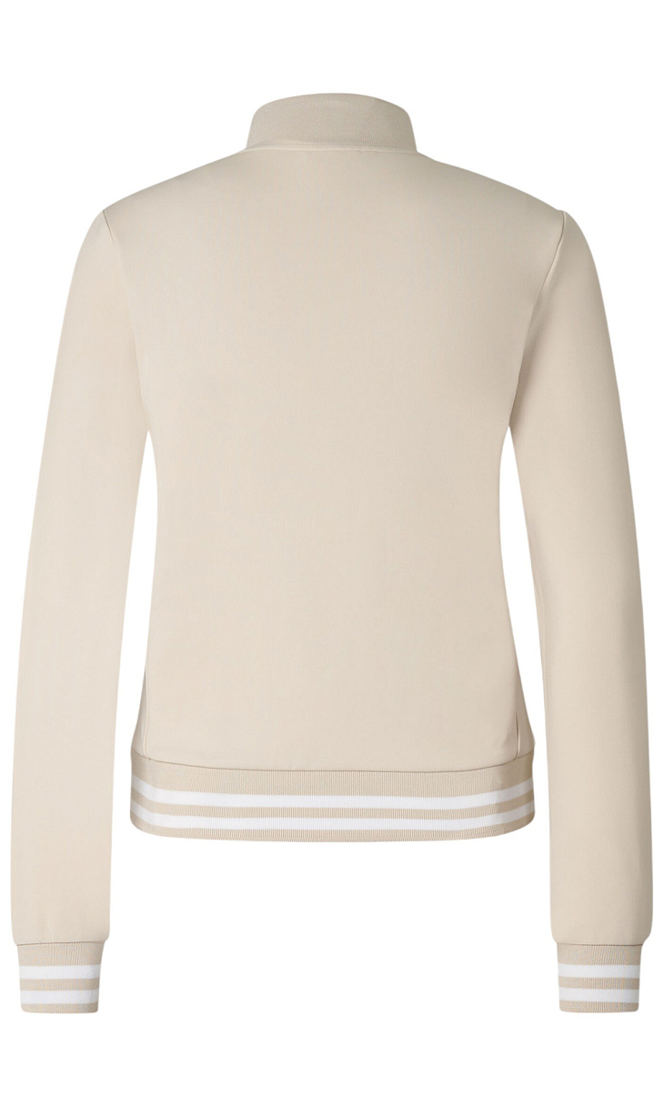 BOGNER: Куртка с атласной вставкой и вышивкой