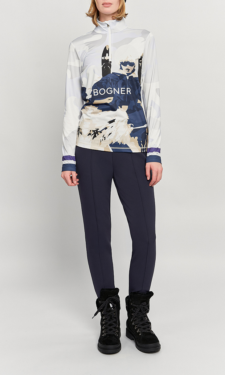 BOGNER: Лонгслив с молнией