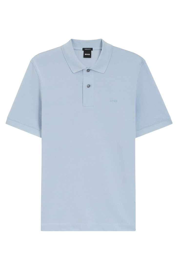HUGO BOSS: Поло с вышитым логотипом