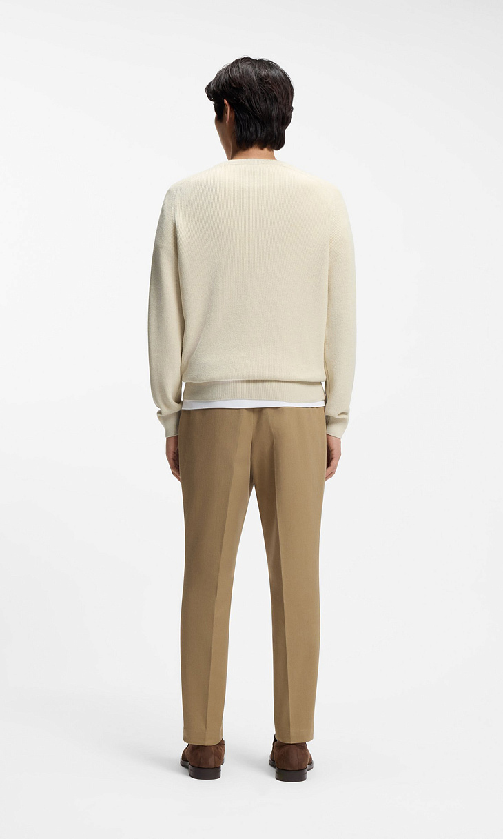 HUGO BOSS: Пуловер из хлопка