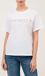 TWINSET: Футболка с принтом