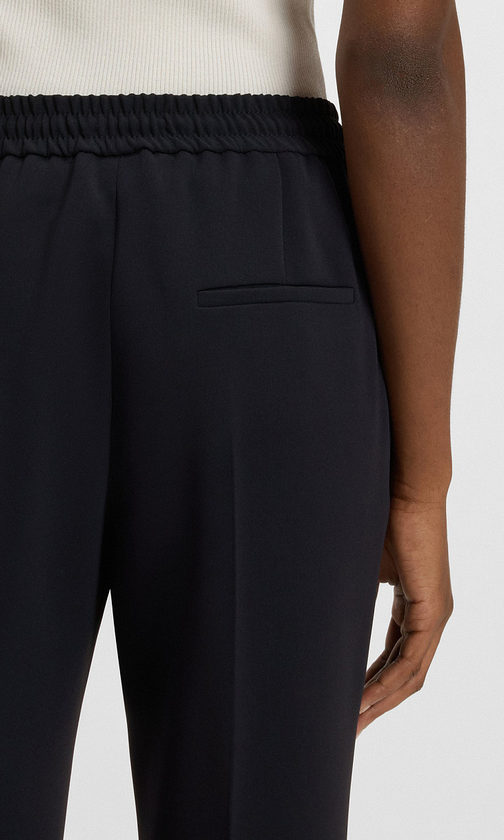 HUGO BOSS: Зауженные брюки на кулиске