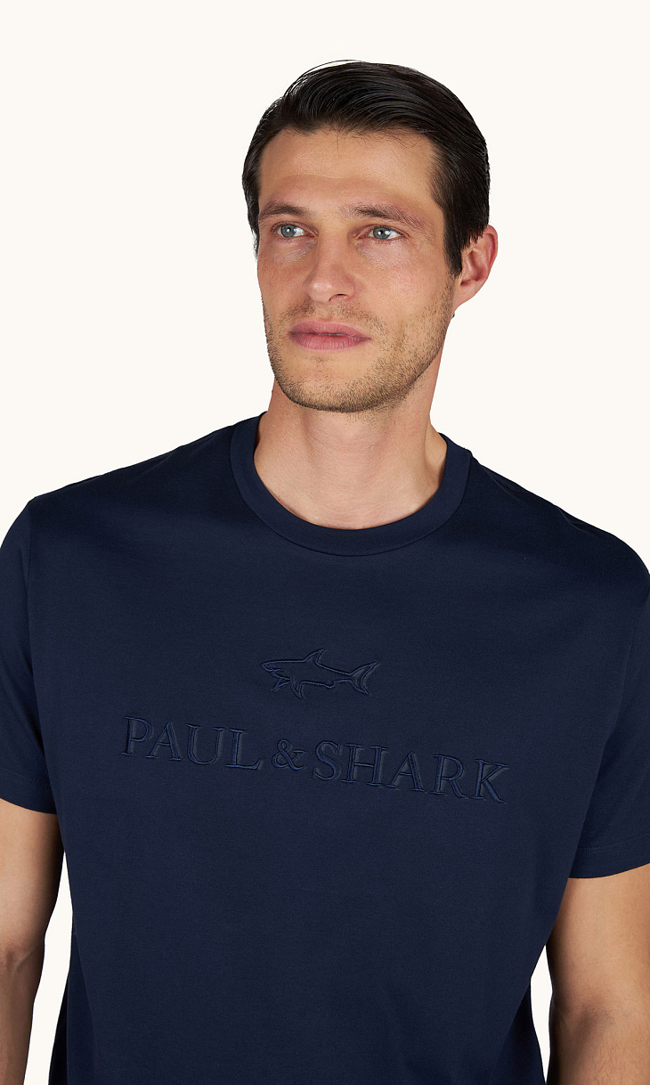 Paul Shark: Футболка с вышивкой