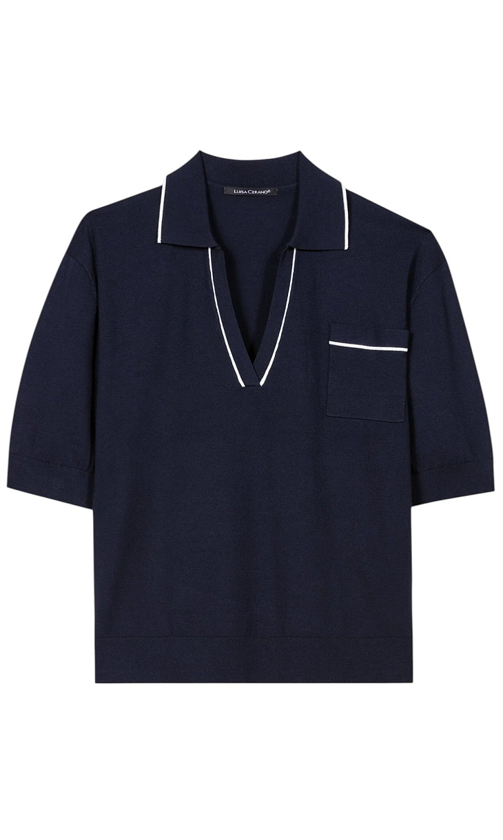 LUISA CERANO: Поло из вискозы