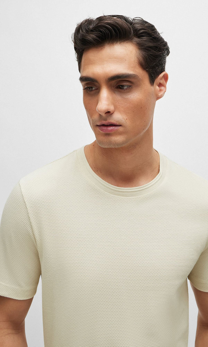 HUGO BOSS: Футболка из хлопка