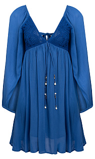 Платье с завязками на спине