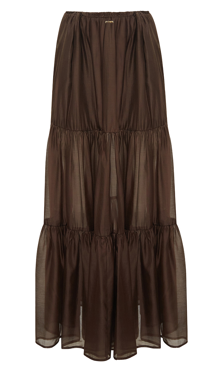 TWINSET: Юбка с воланами