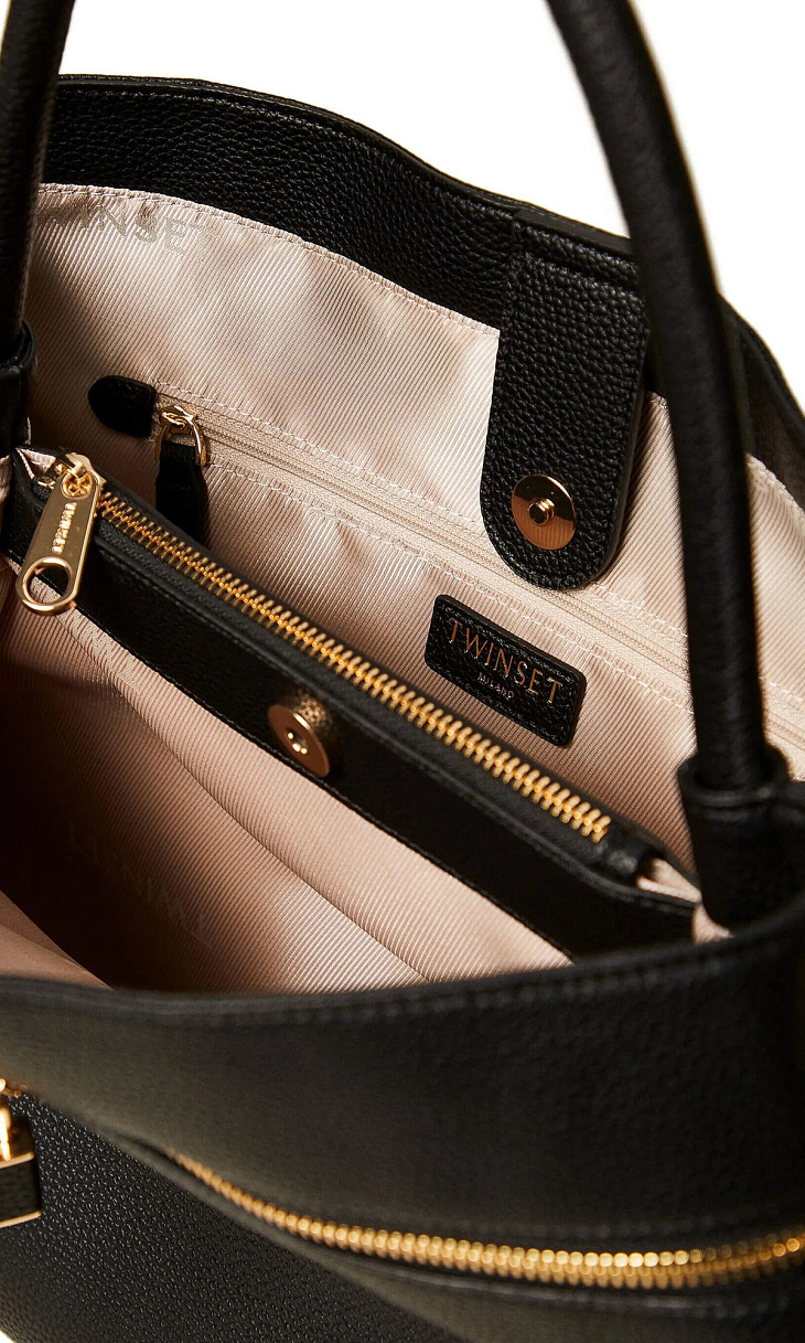 TWINSET: Сумка-тоут с карманом на молнии