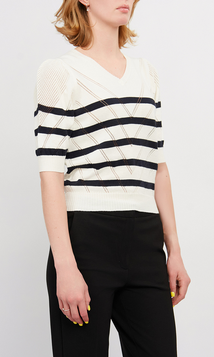 TWINSET: Пуловер из хлопка и кашемира