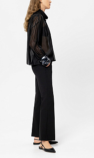 Укороченные брюки клеш