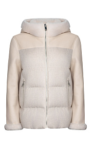 Дубленка на молнии