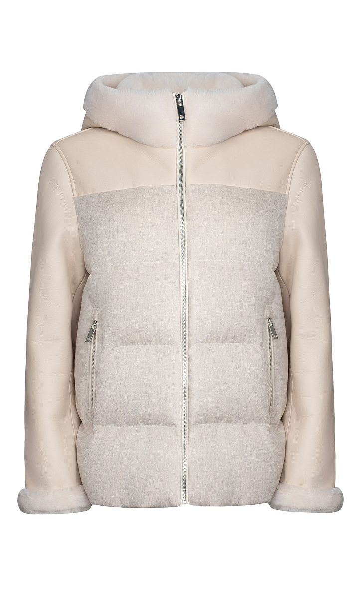 MARION FASHION: Дубленка на молнии