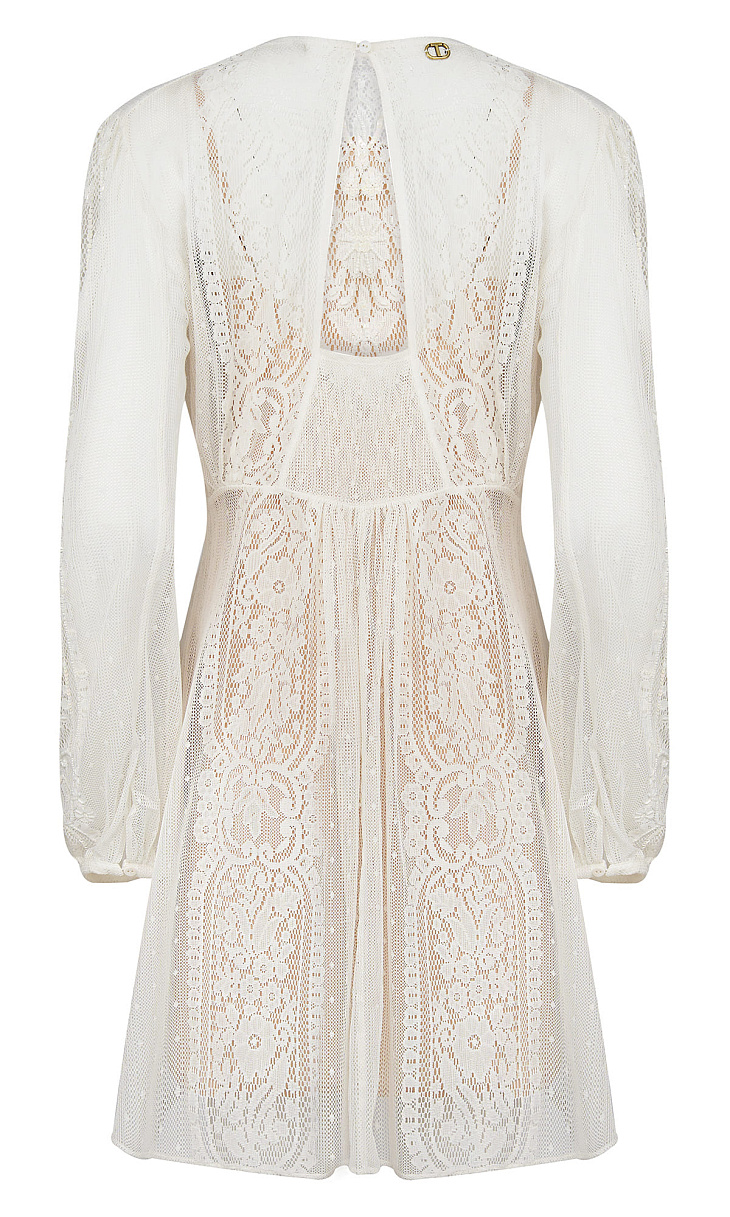 TWINSET: Платье с бисером и пайетками