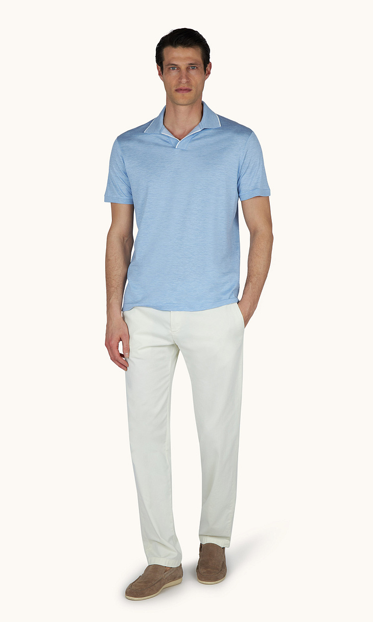 Paul Shark: Поло из хлопка и шелка