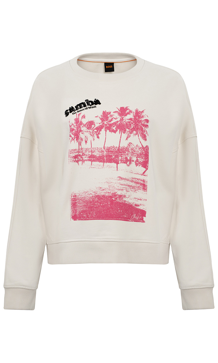 HUGO BOSS: Толстовка с принтом