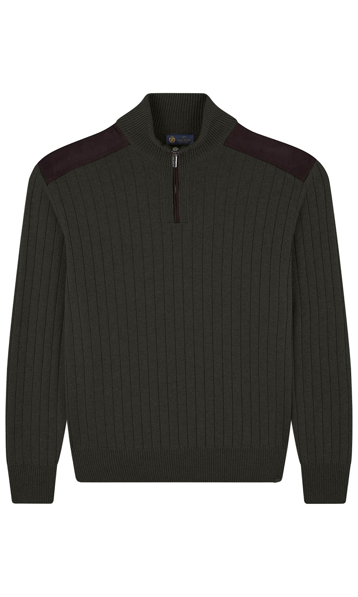 Paul Shark: Джемпер с замшевыми вставками