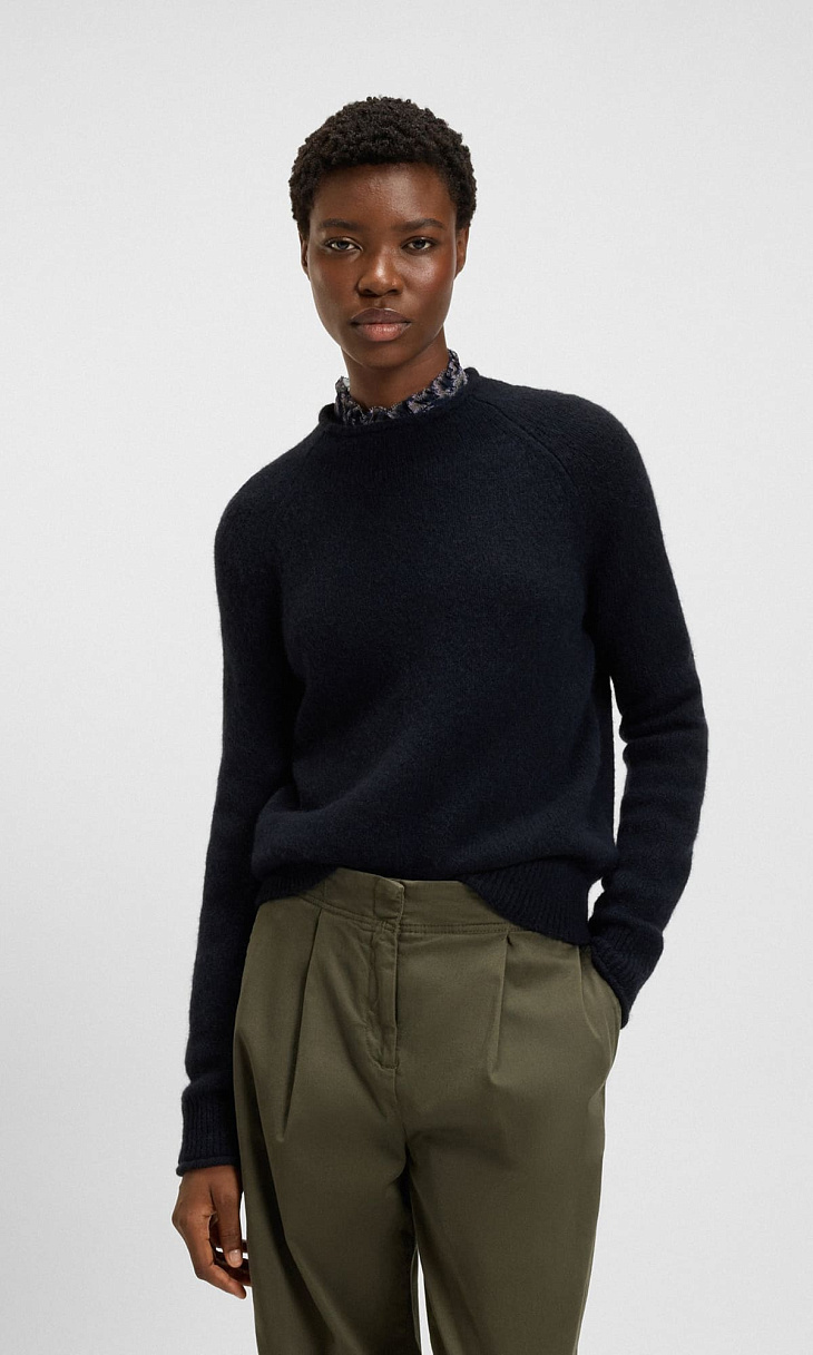 HUGO BOSS: Свитер с шерстью альпака