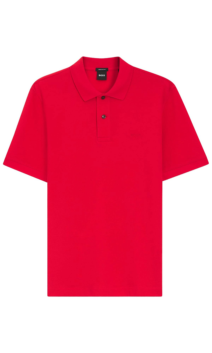 HUGO BOSS: Поло с вышитым логотипом