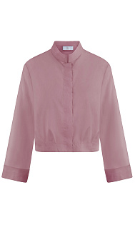 Блуза с воротником-стойкой