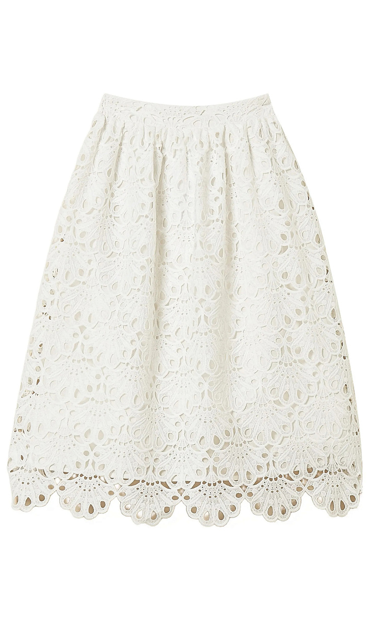 TWINSET: Юбка миди из макраме