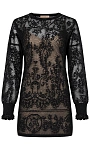 TWINSET: Платье из ажурного трикотажа