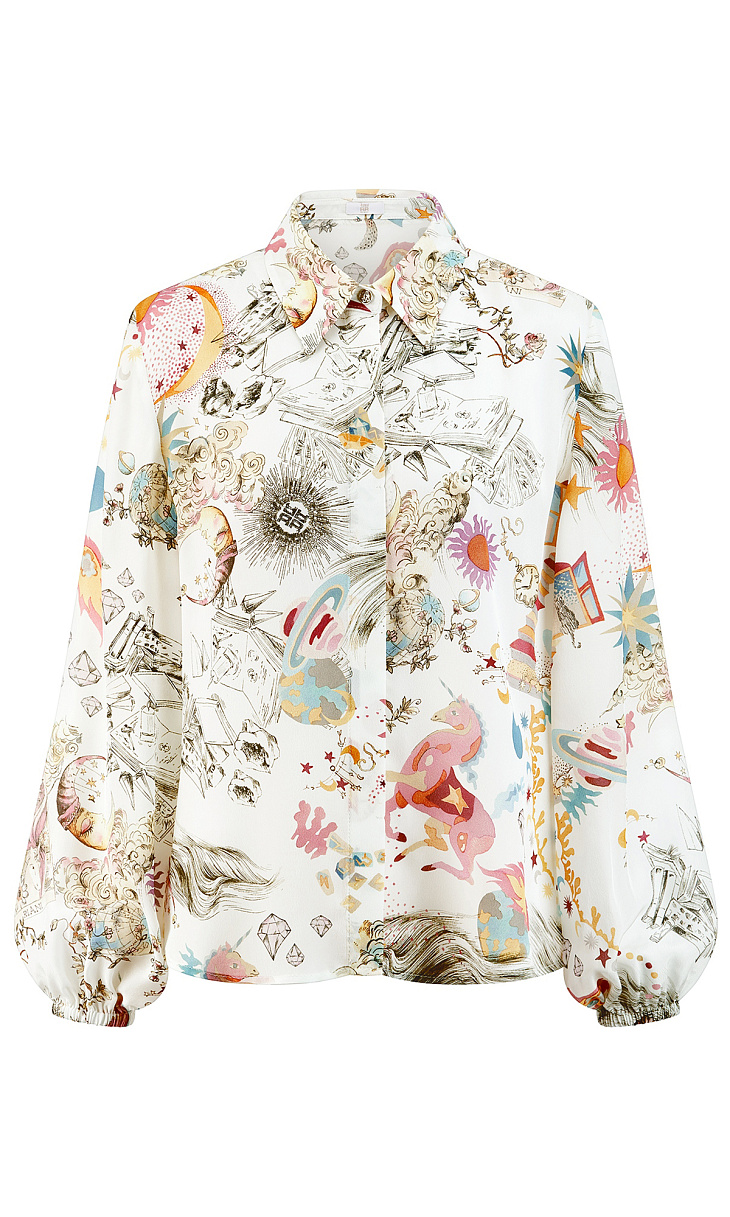 RIANI: Блуза с принтом
