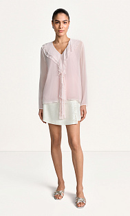 Блуза с оборками