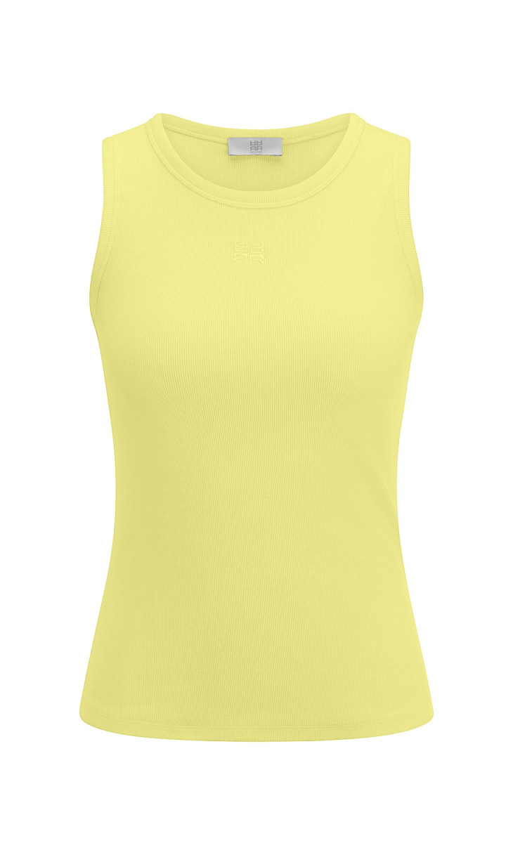 RIANI: Топ в рубчик с логотипом