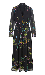 Платье с цветочным принтом