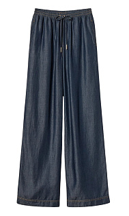 Широкие брюки с эластичным поясом