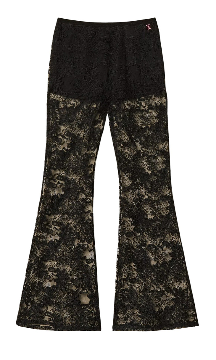 TWINSET: Кружевные брюки клеш