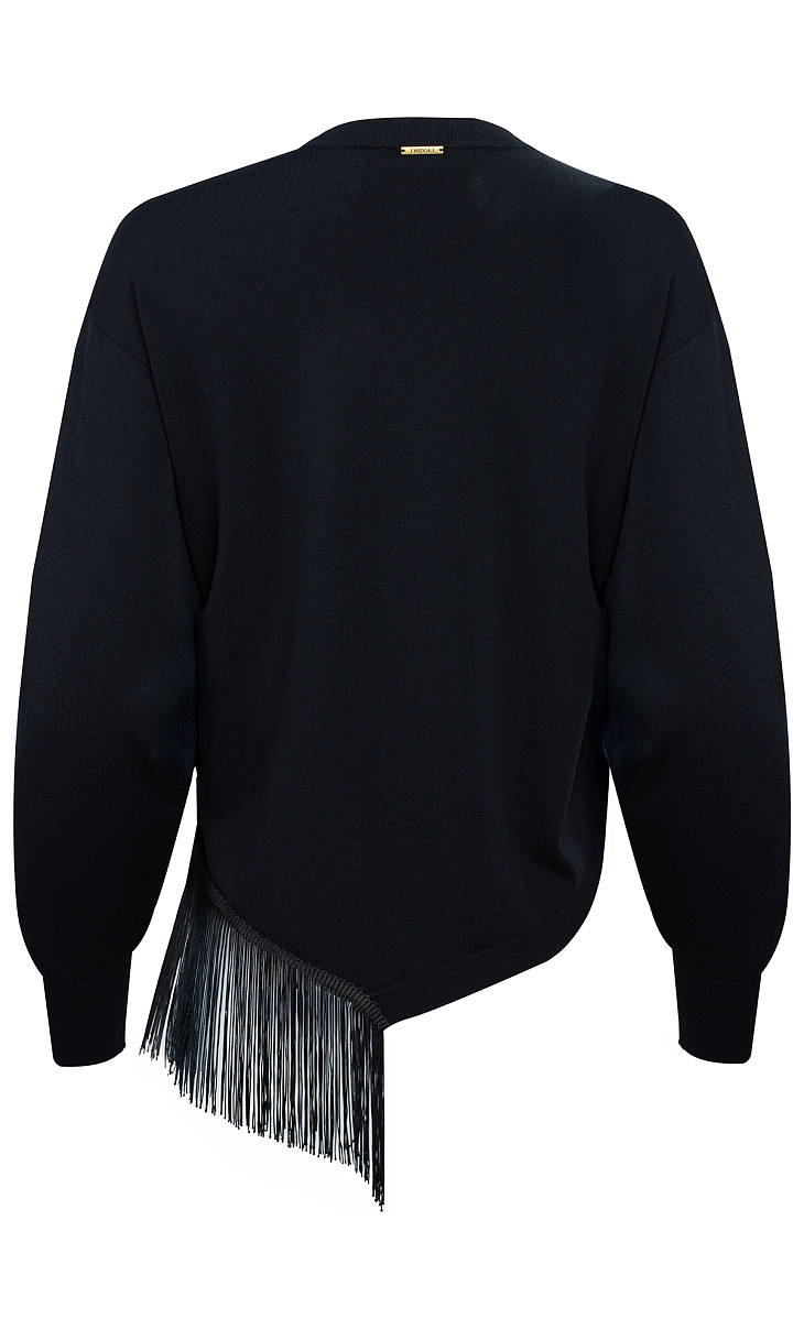 TWINSET: Пуловер с бахромой