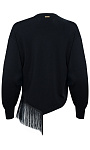 TWINSET: Пуловер с бахромой