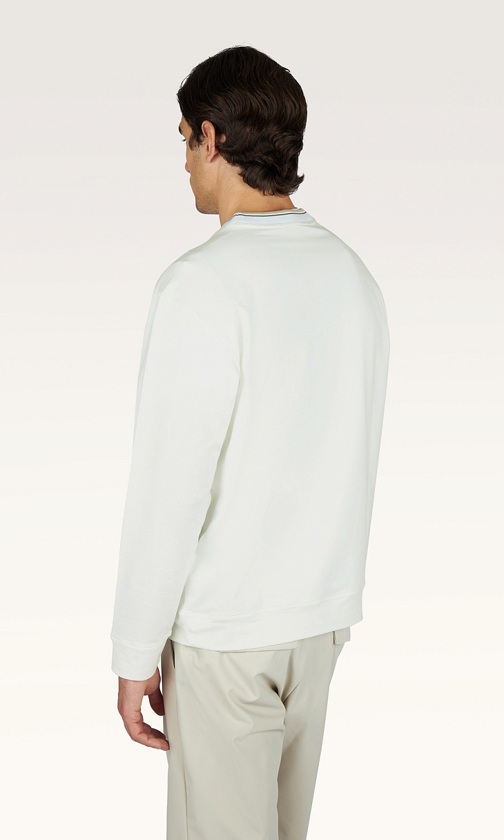 Paul Shark: Пуловер из хлопка с вышивкой