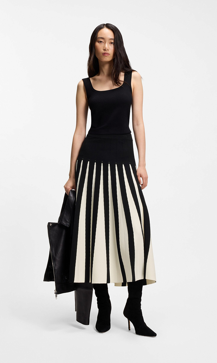 HUGO BOSS: Трикотажная юбка